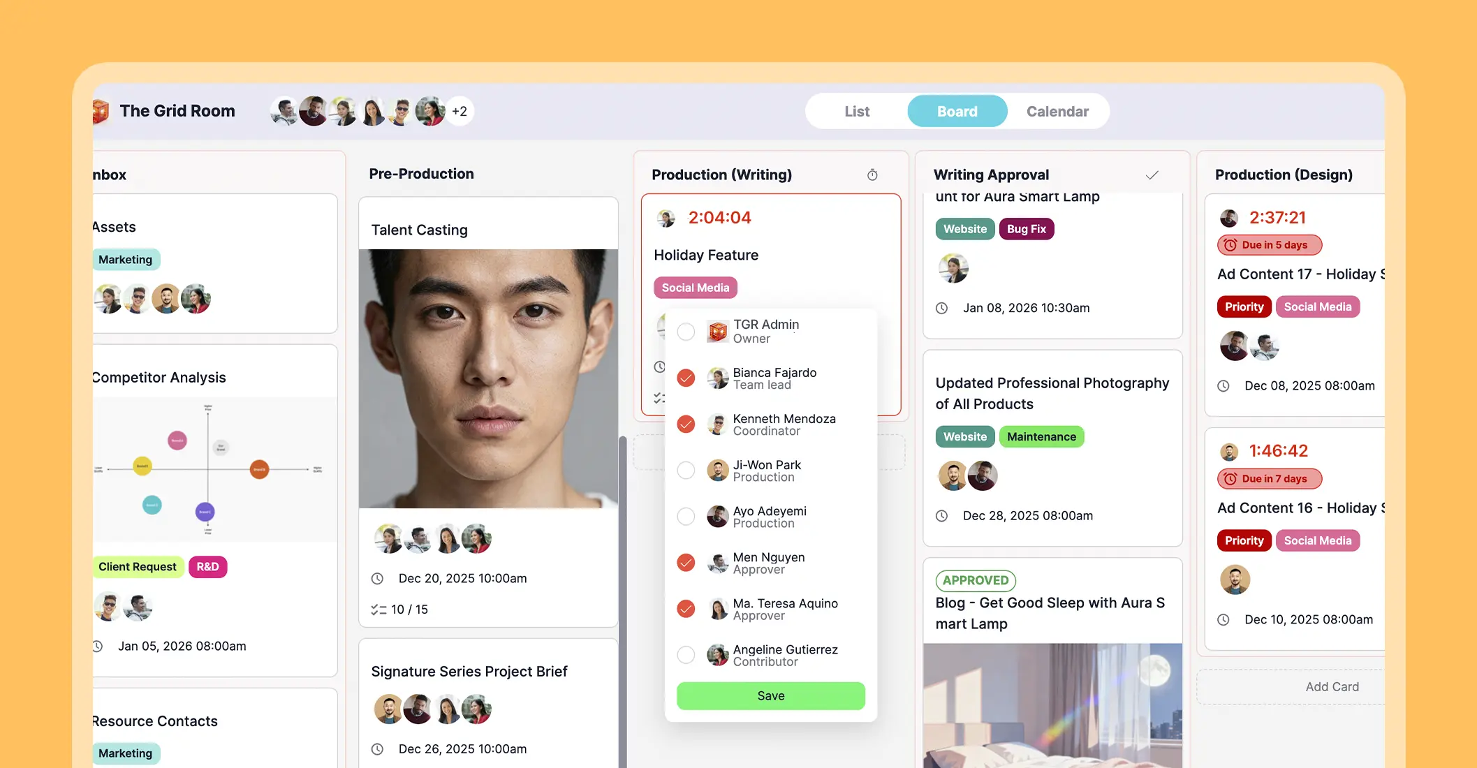 easiest-project-management-tool-for-beginners-upprovall-interface